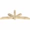 Ekena Millwork Alberta Rough Sawn Timber Gable Bracket, Douglas Fir, 96"W x 40"H x 6"D x 6"F, 10/12 Pitch GBW096X40X0606ALB00RDF - alternate 4